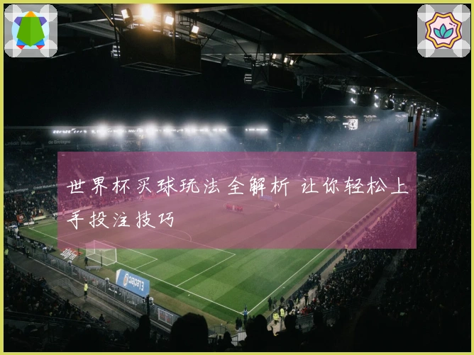 世界杯买球玩法全解析 让你轻松上手投注技巧